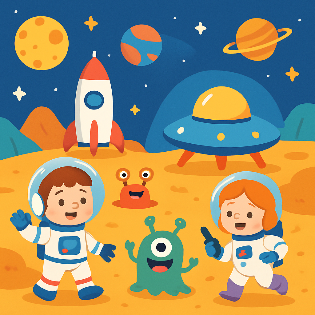 Heroic Space Adventures Paint By Color