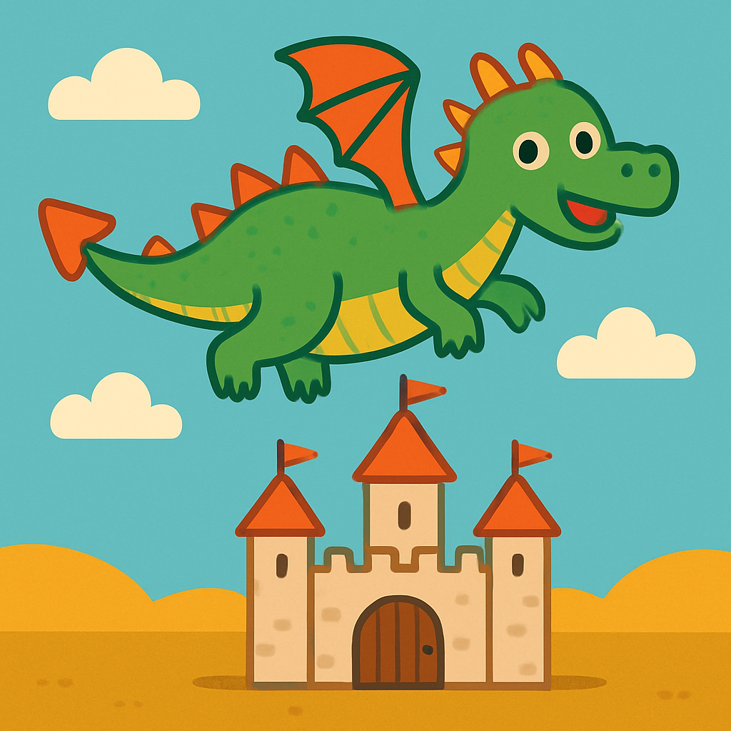 Mythical Dragon Land Paint By Numbers Kits