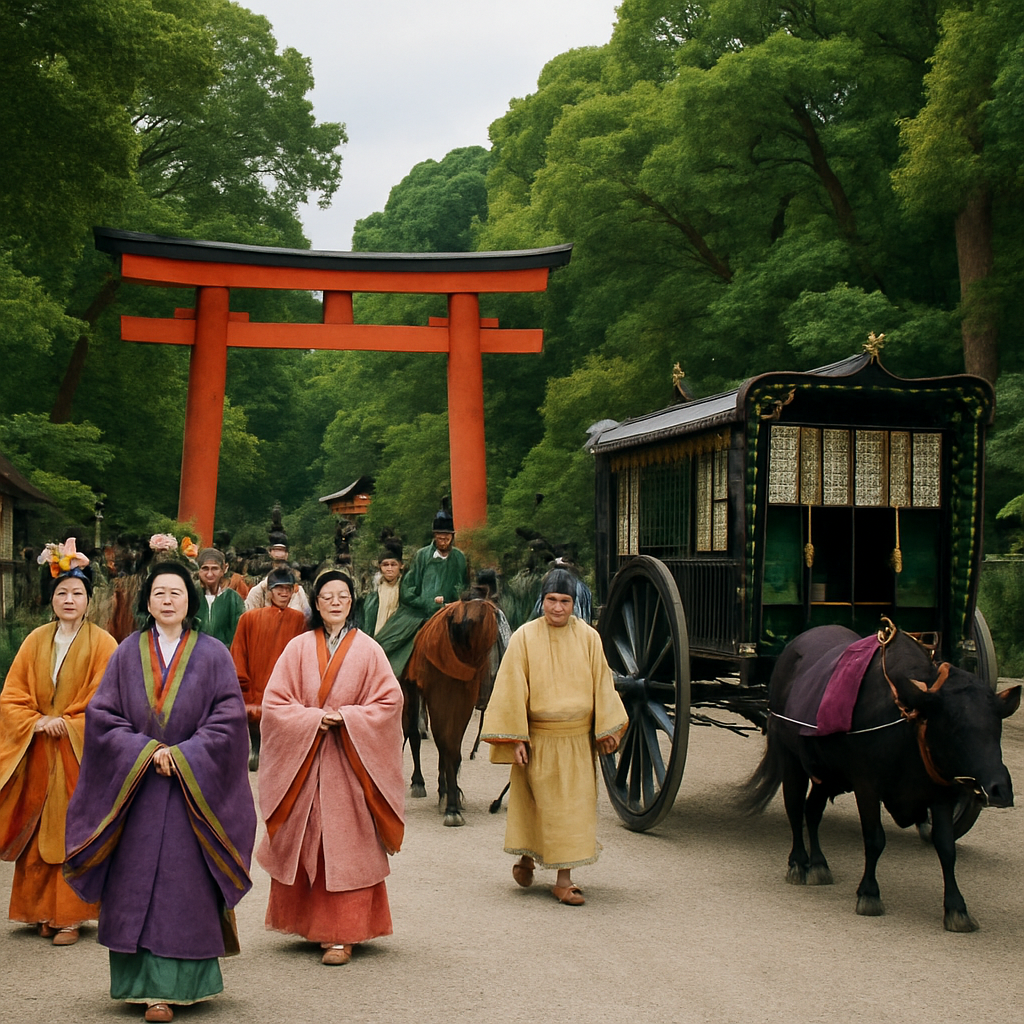 Gion Aoi Matsuri - Japan Paint By Numbers Kits