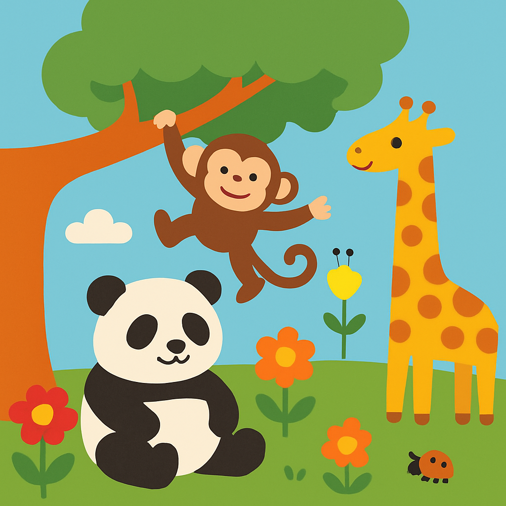 Super Cute Zoo Paint By Numbers Kits