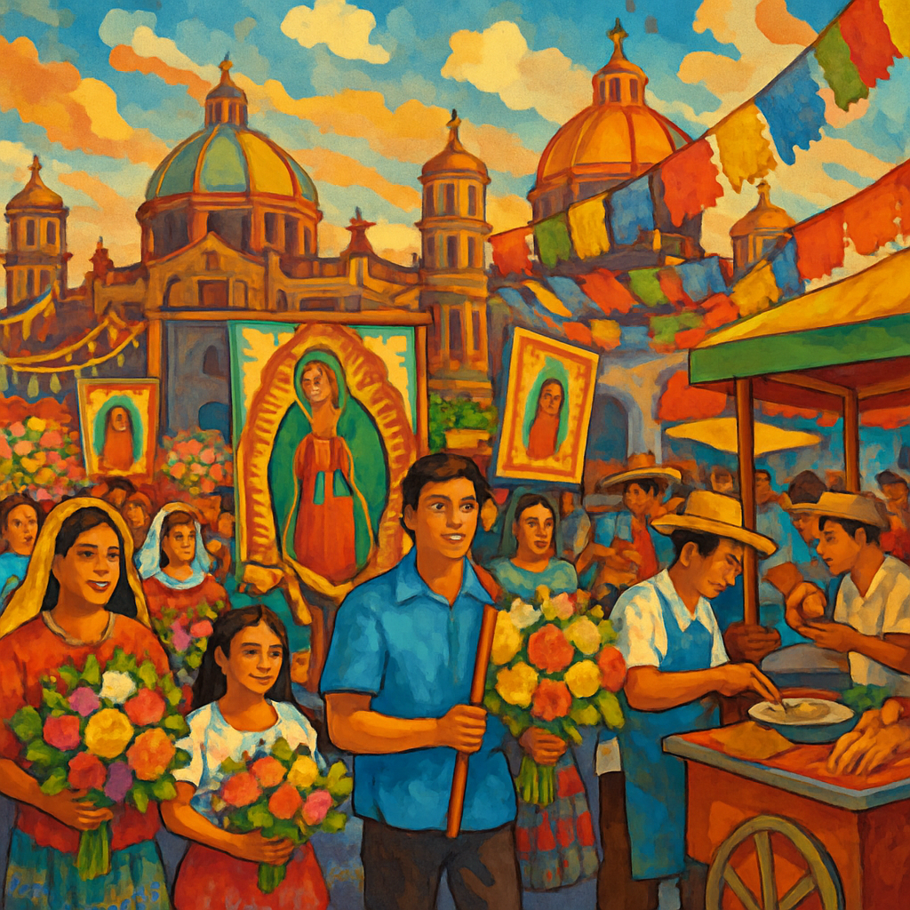 Dia De La Virgen De Guadalupe Painting Number Kit
