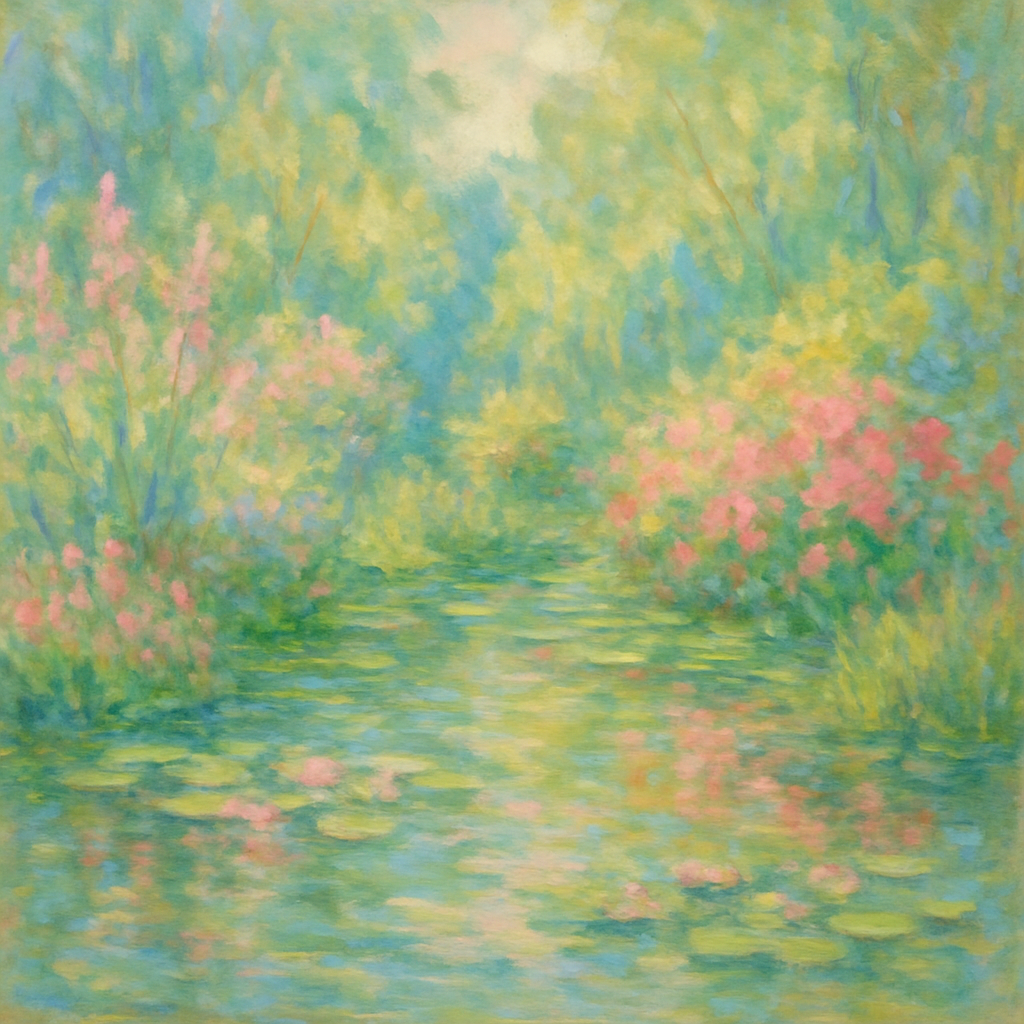 Monet's Garden Delight Numbered Painting Kits