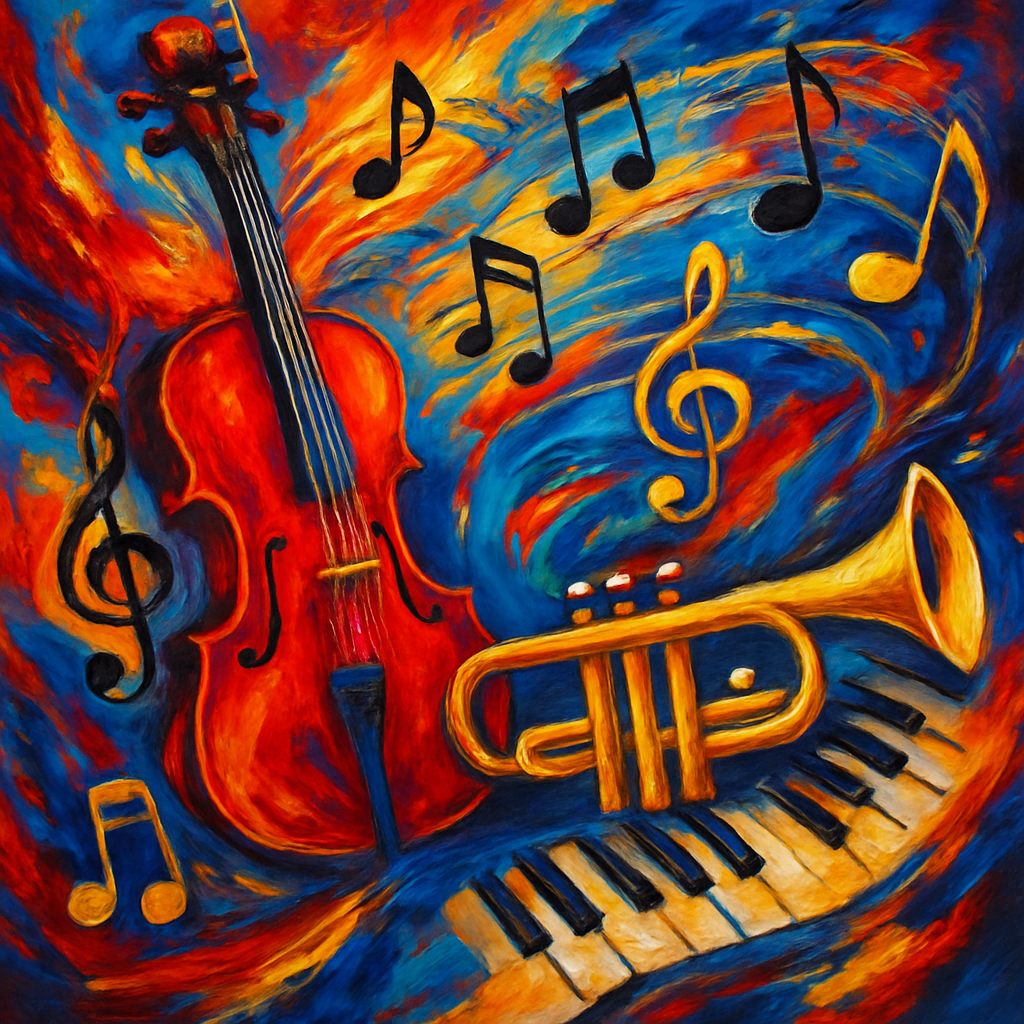 Music In Motion Numbered Painting Kits