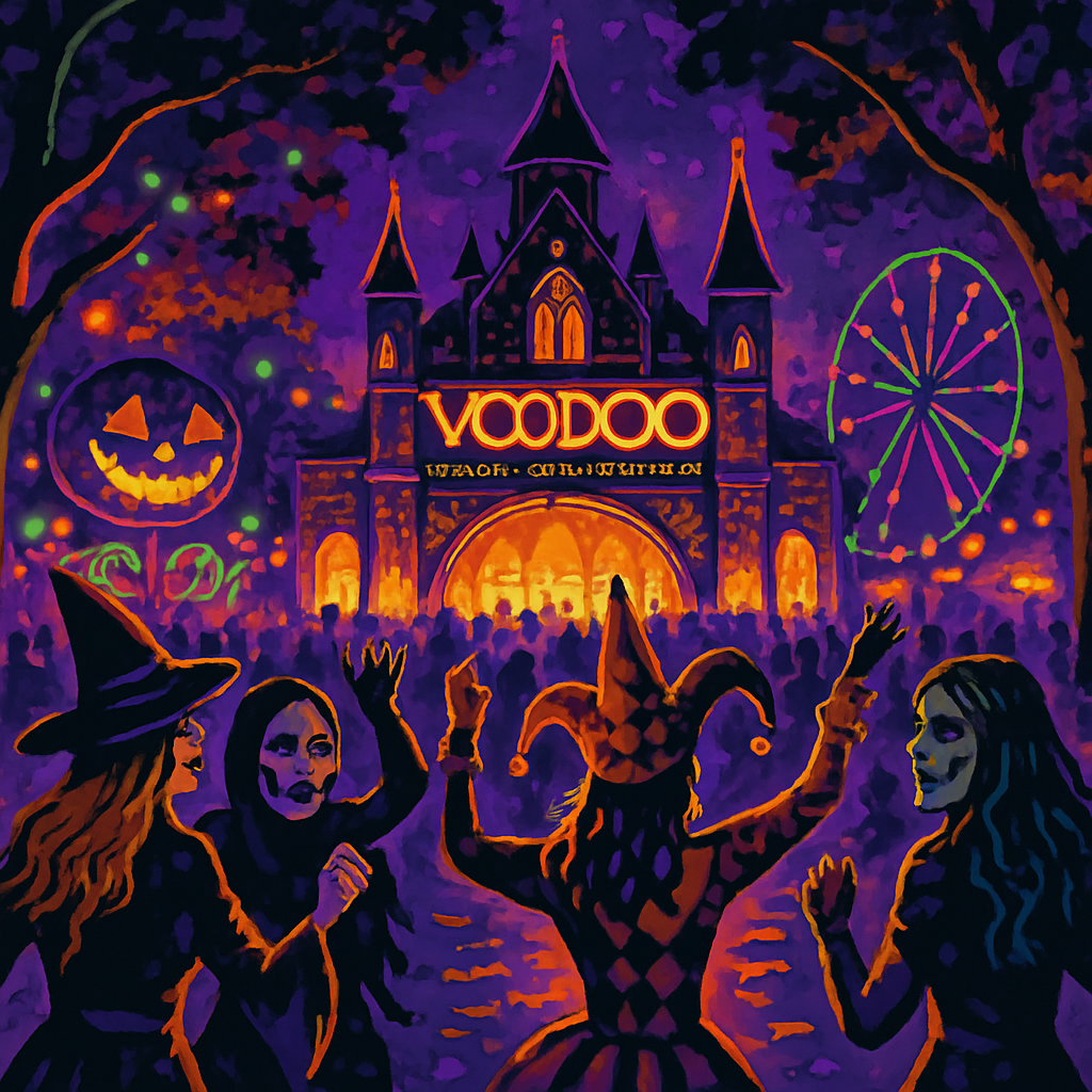 Voodoo Music + Arts Experience - USA Painting By Numbers Kit