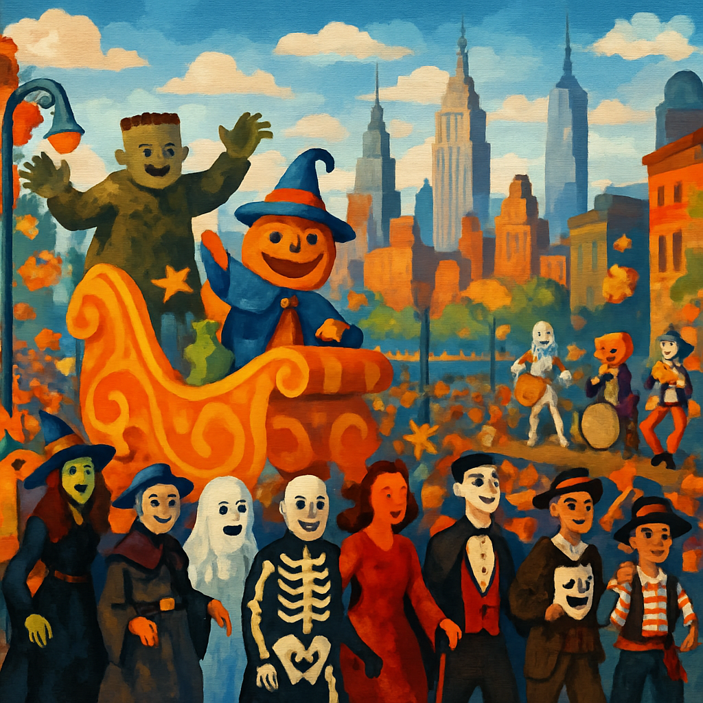 New York City Halloween Parade - USA Paint By Numbers Kits