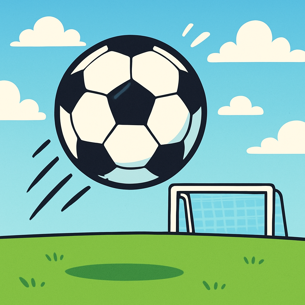 Sporty Soccer Ball Number Painting