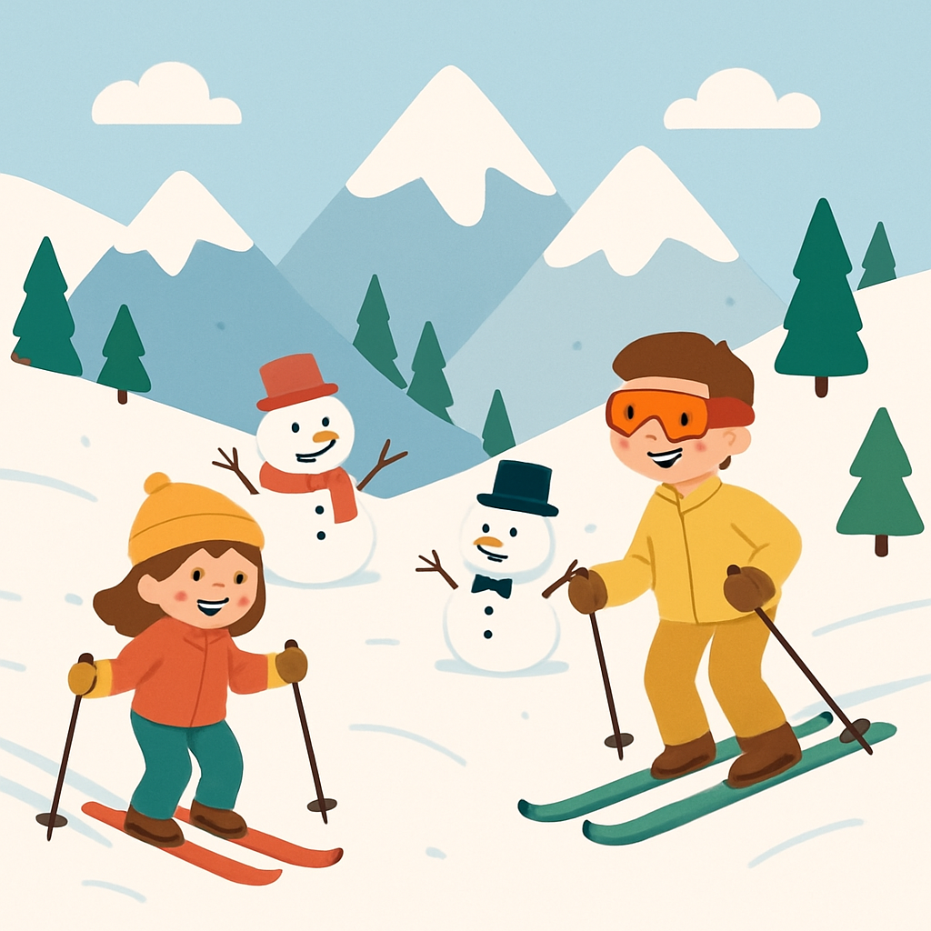 Snowy Alpine Adventure Paint By Numbers Kits