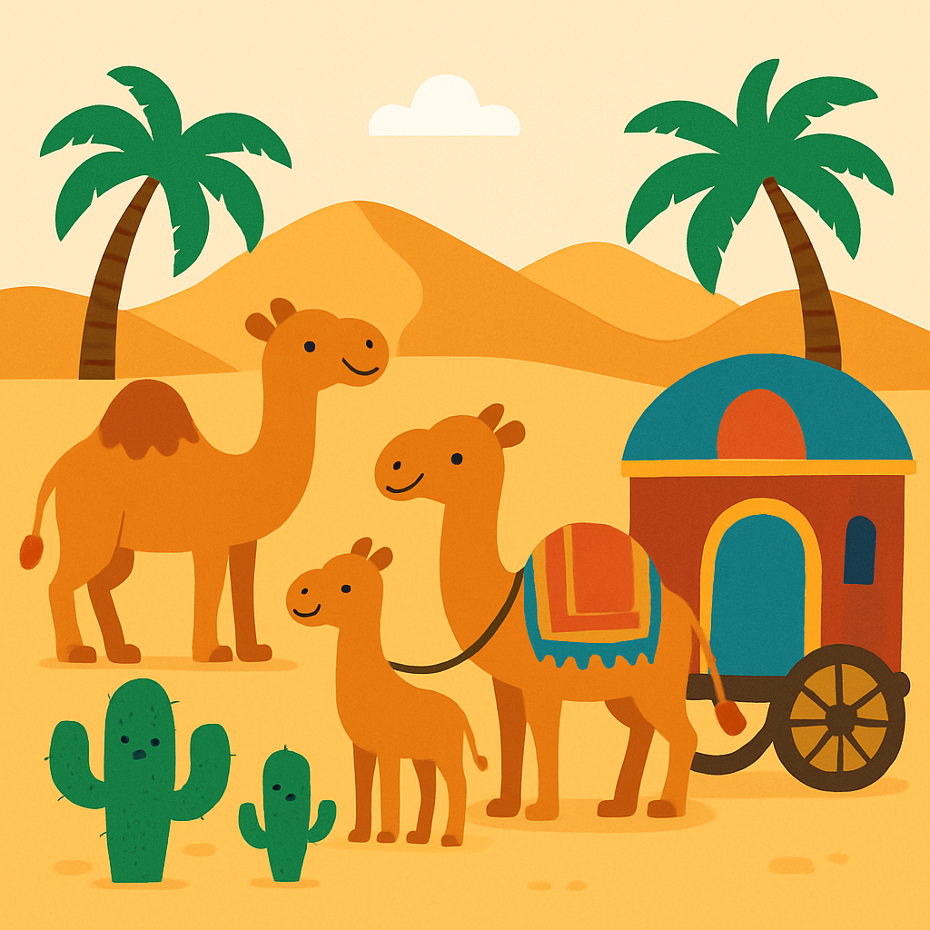 Desert Safari Expedition Paint By Numbers Kits