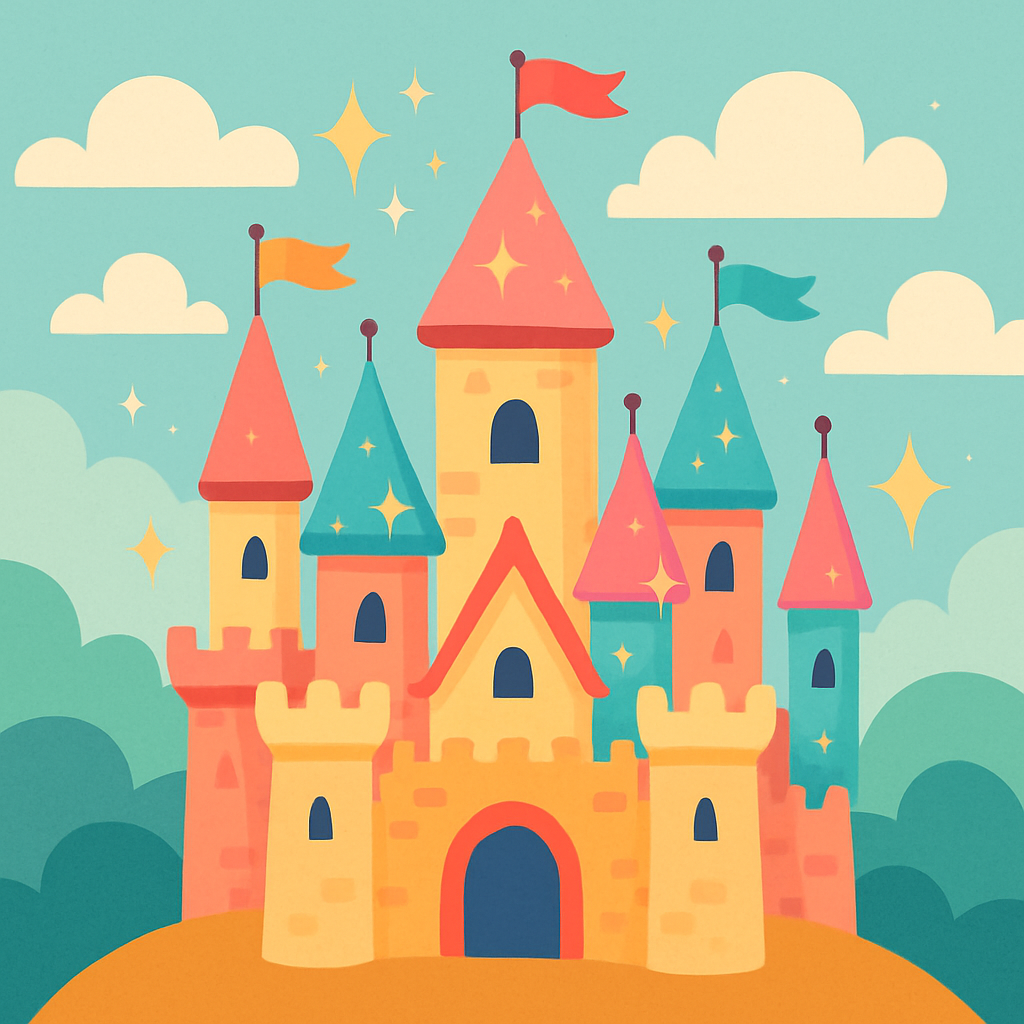 Dreamy Enchanted Castle Paint By Numbers Kits