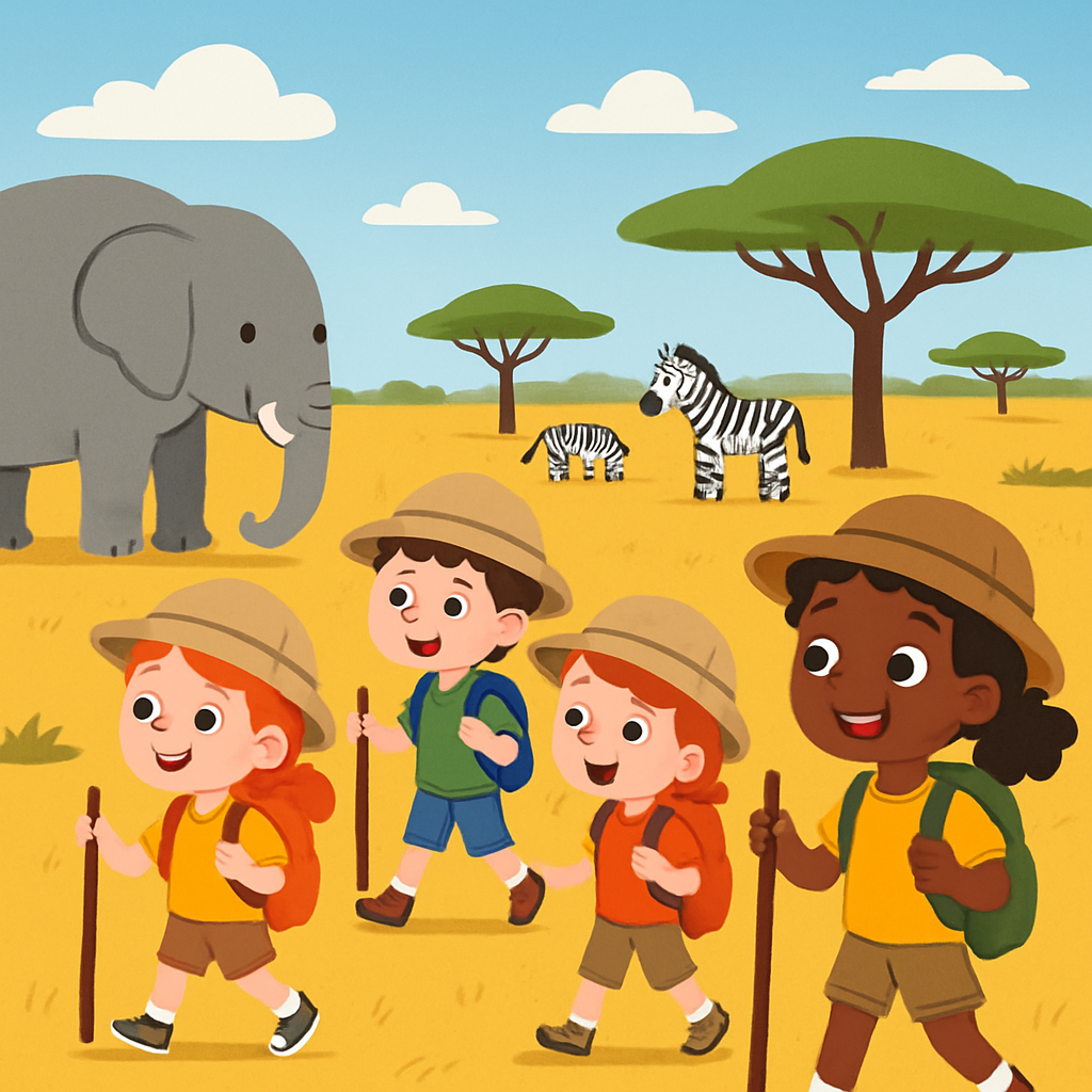 Savanna Adventure Trail Paint By Numbers Kits