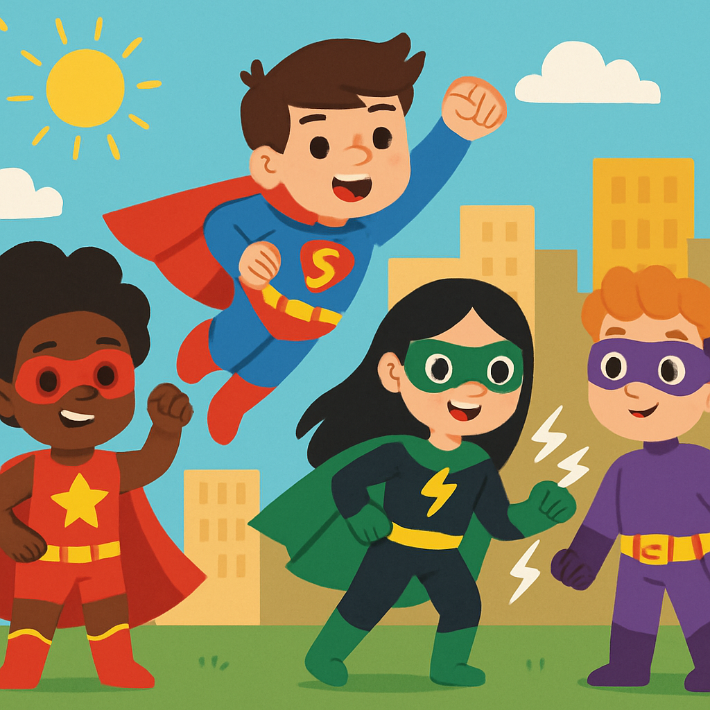 Cool Superhero Squad Painting By Numbers Kit