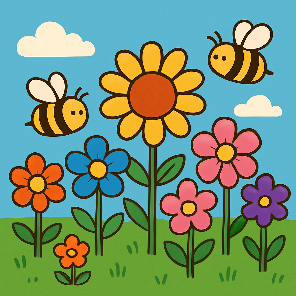 Nature's Garden Painting Number Kit