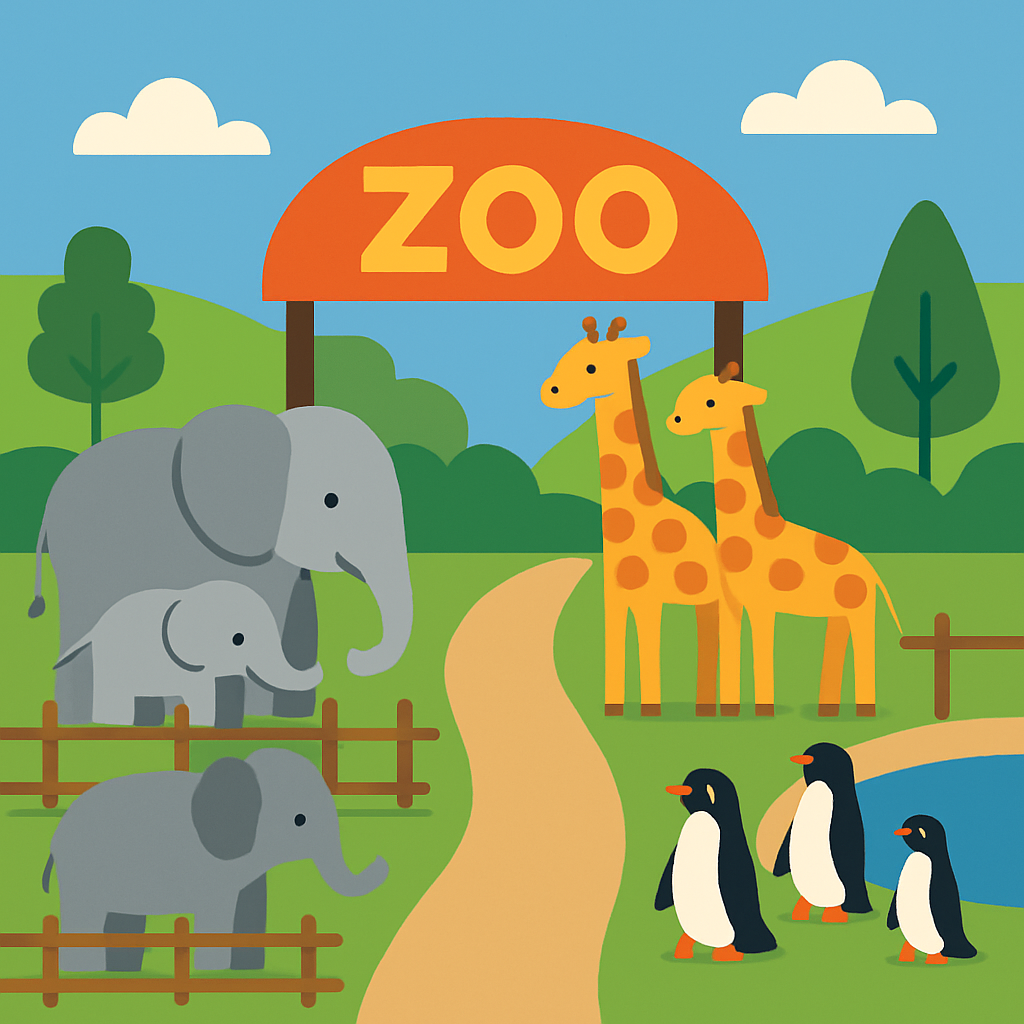 Zoo Discovery Painting Number Kit