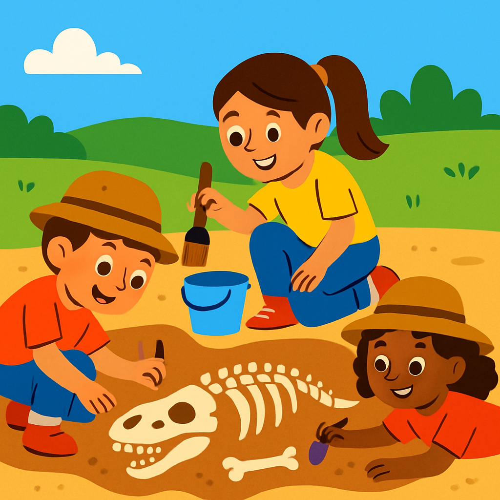 Fossil Dig Painting Number Kit