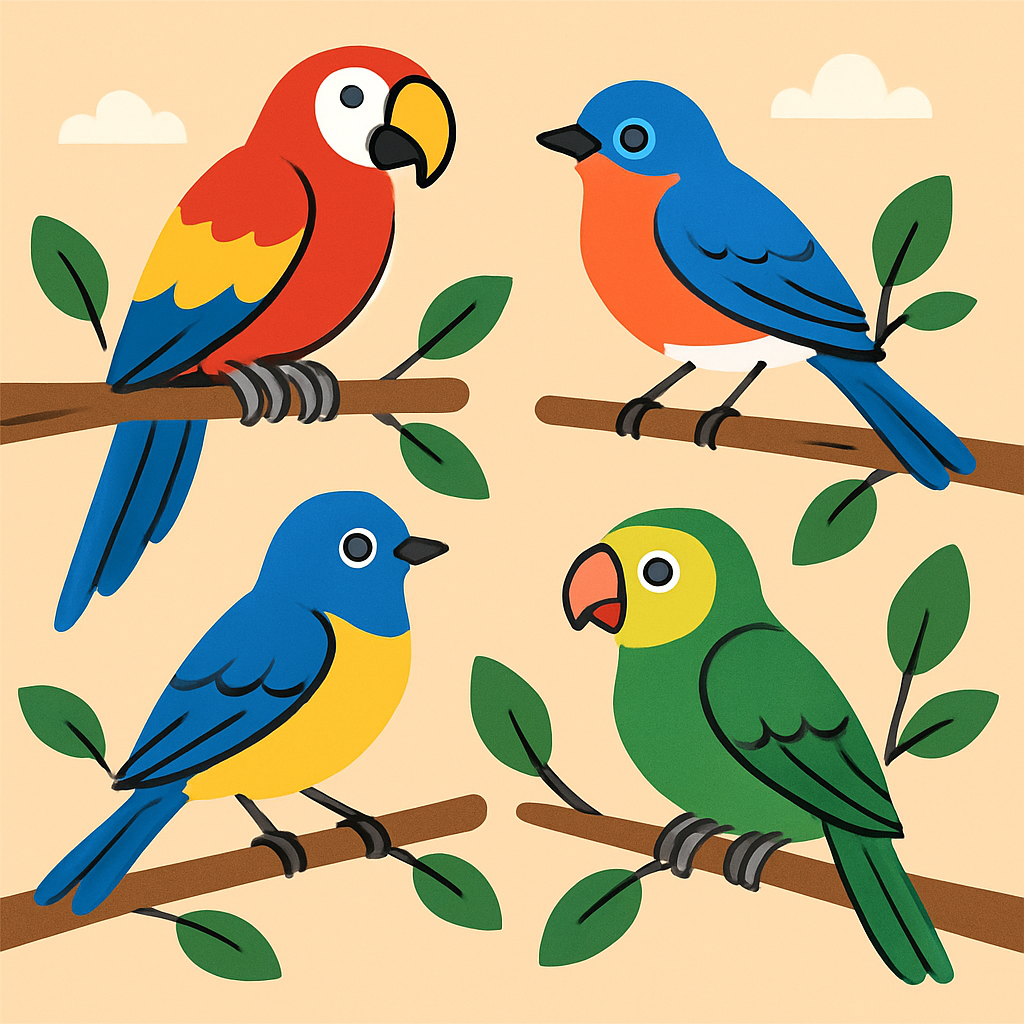 Birdwatching Bonanza Painting Number Kit