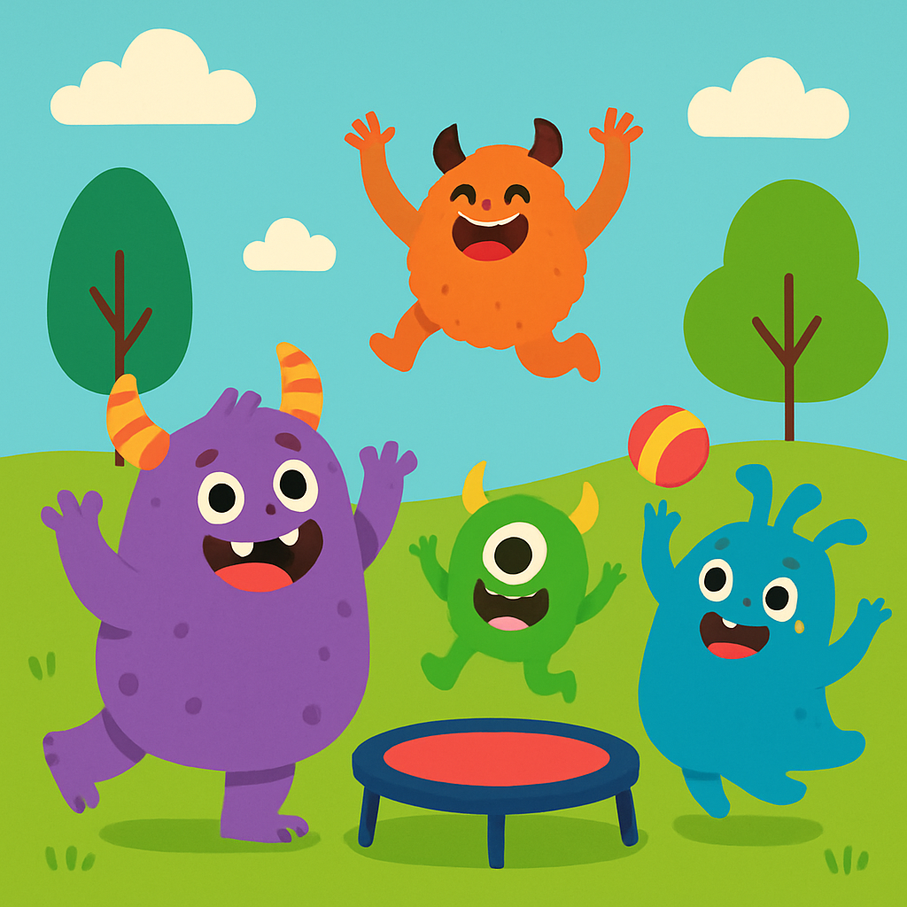 Creative Monster Friends Numbered Painting Kits