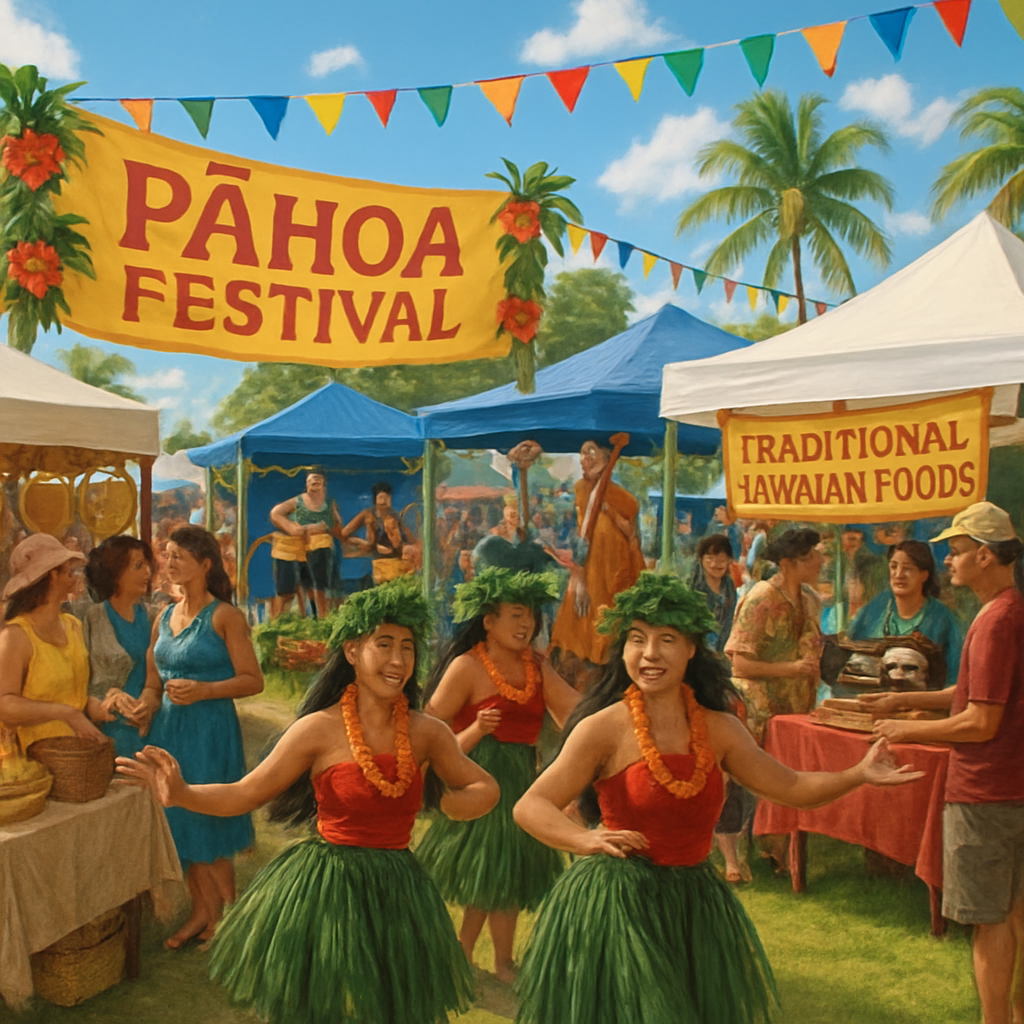 Pahoa Festival - Hawaii Paint By Numbers