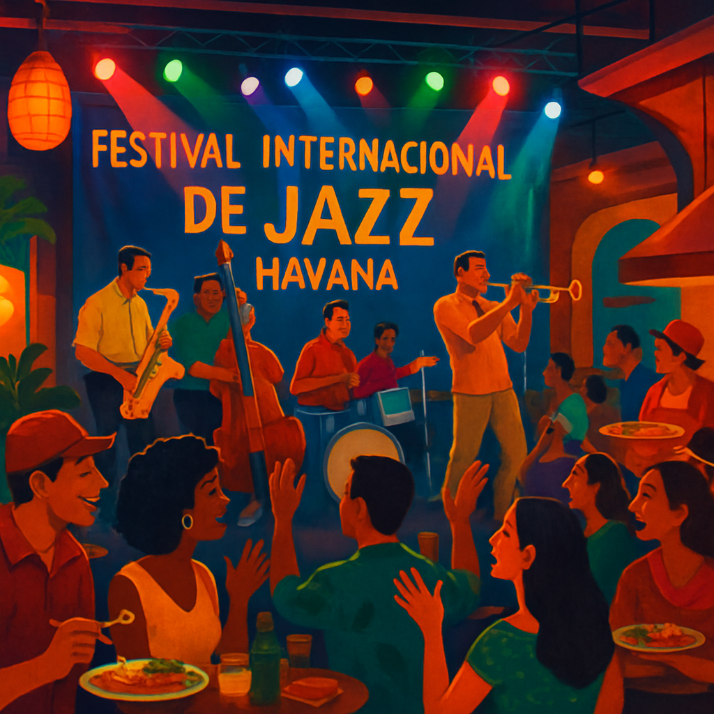 Festival Internacional De Jazz - Cuba Paint By Numbers