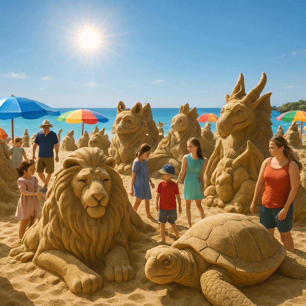 The International Sand Sculpting Festival Paint By Numbers Kits