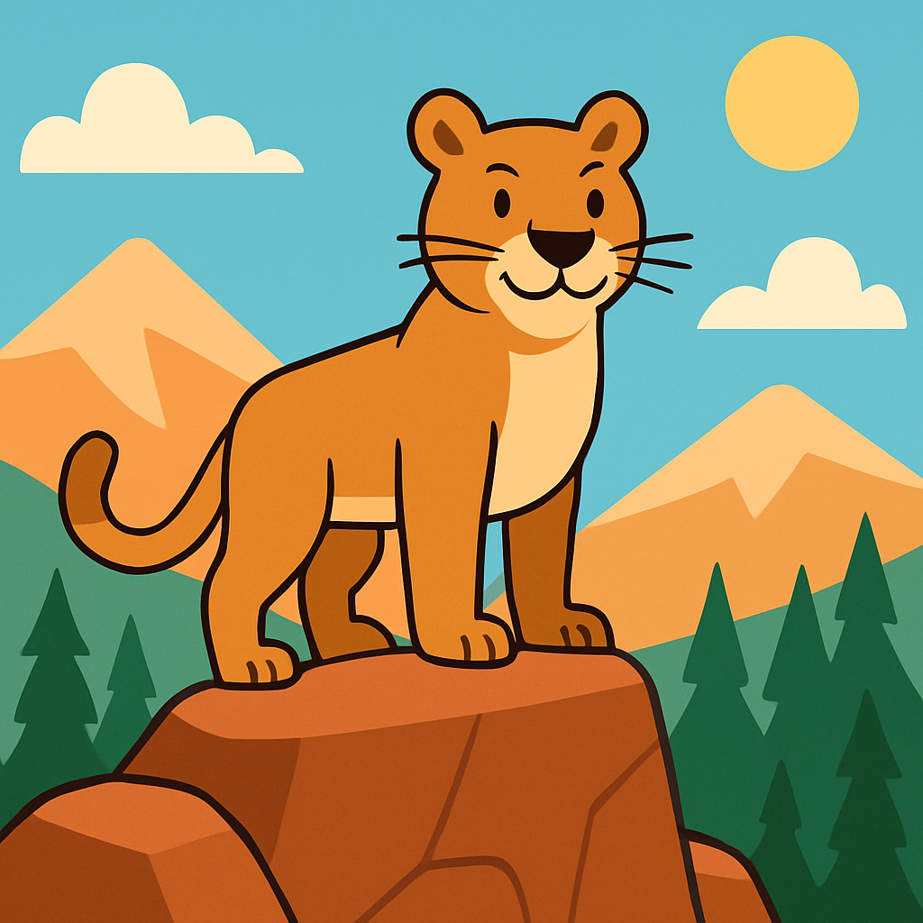 Majestic Mountain Lion Paint By Numbers