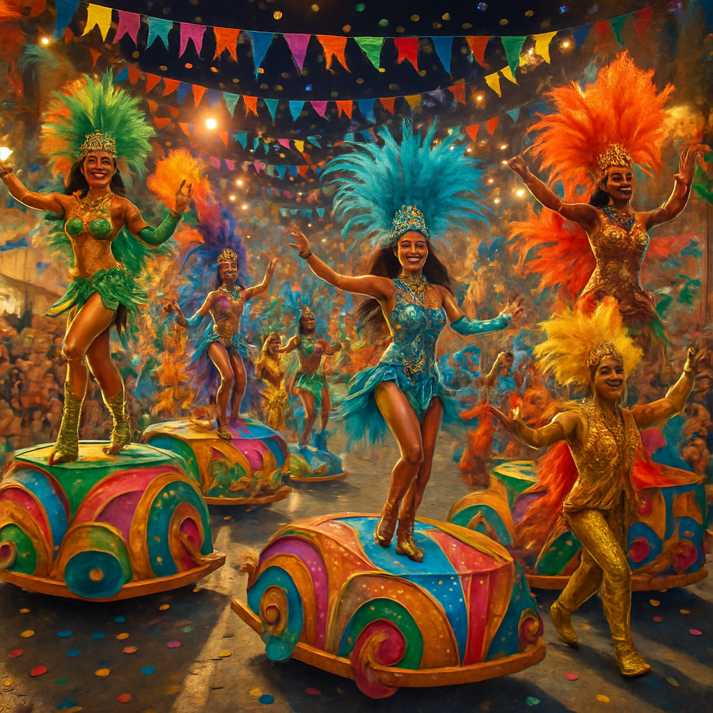 Karnaval Do Rio Painting By Numbers Kit