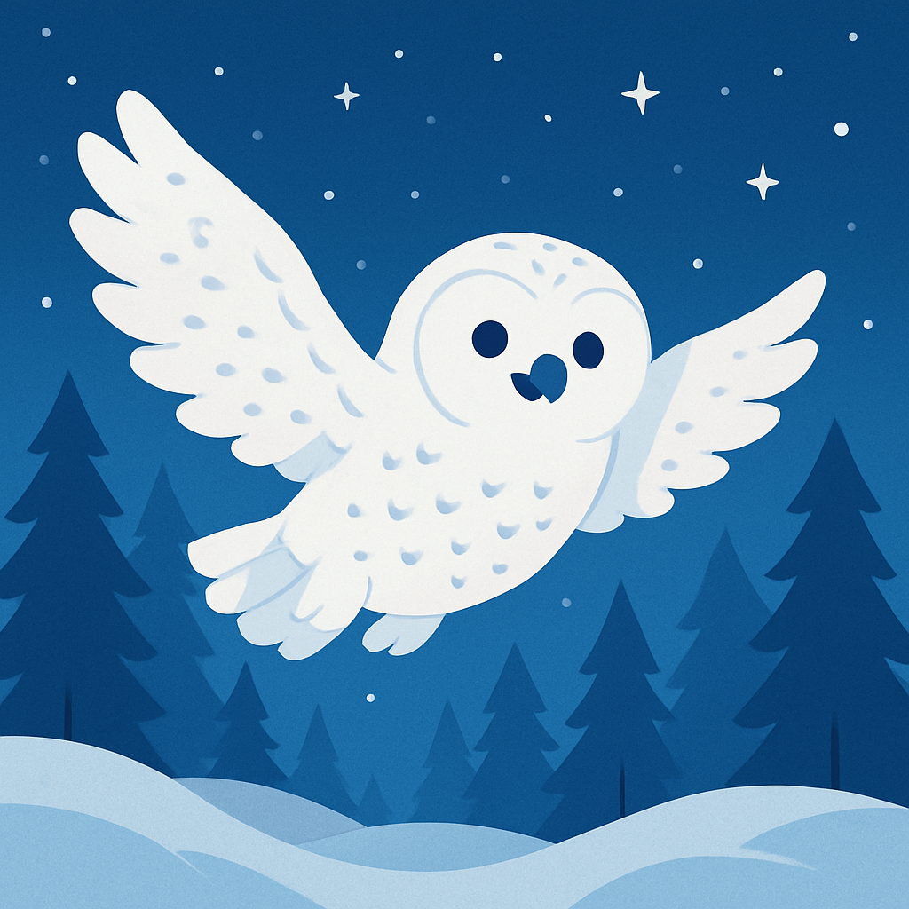 Adventures Of A Snowy Owl Paint By Color