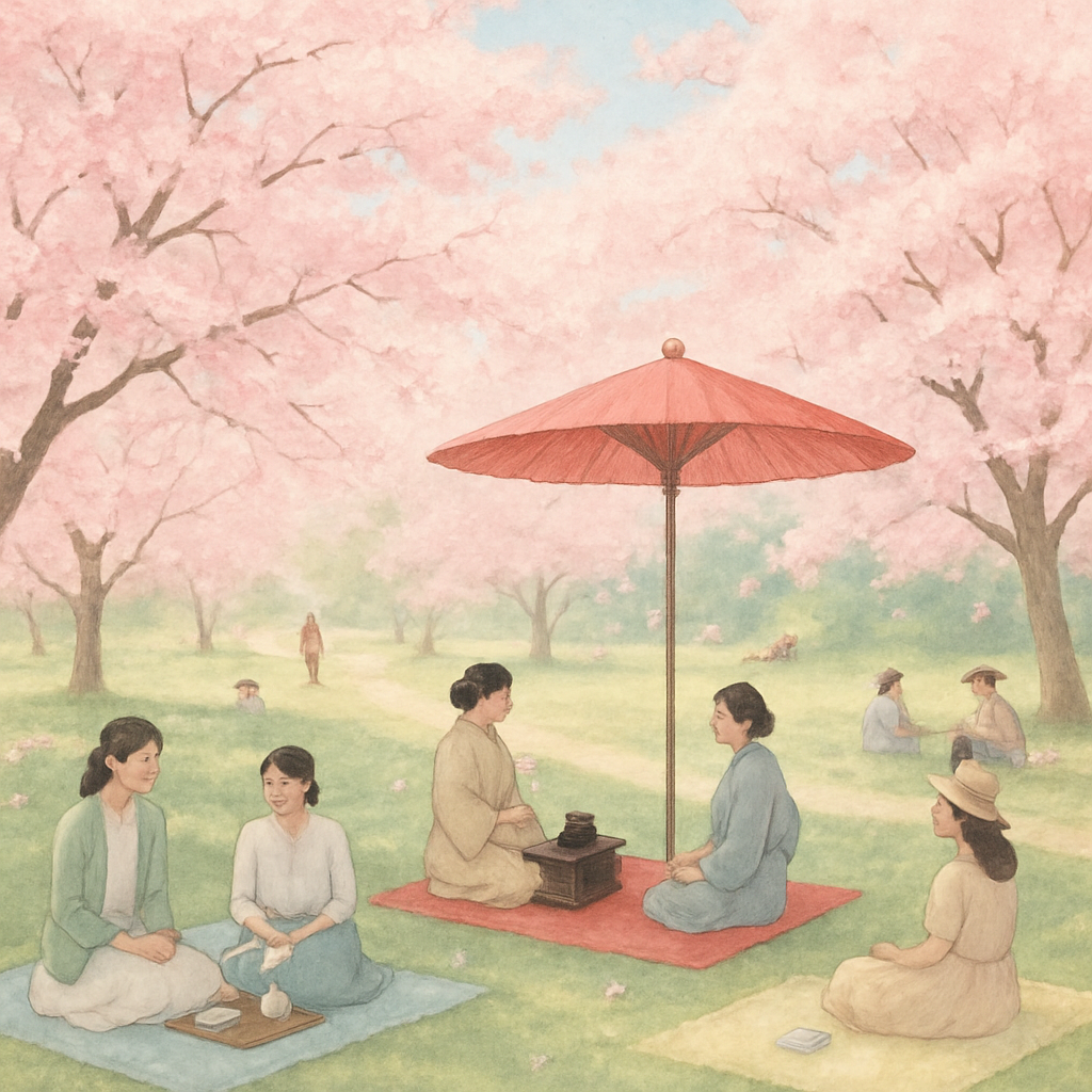 Hanami - Cherry Blossom Festival - Japan Numbered Painting Kits