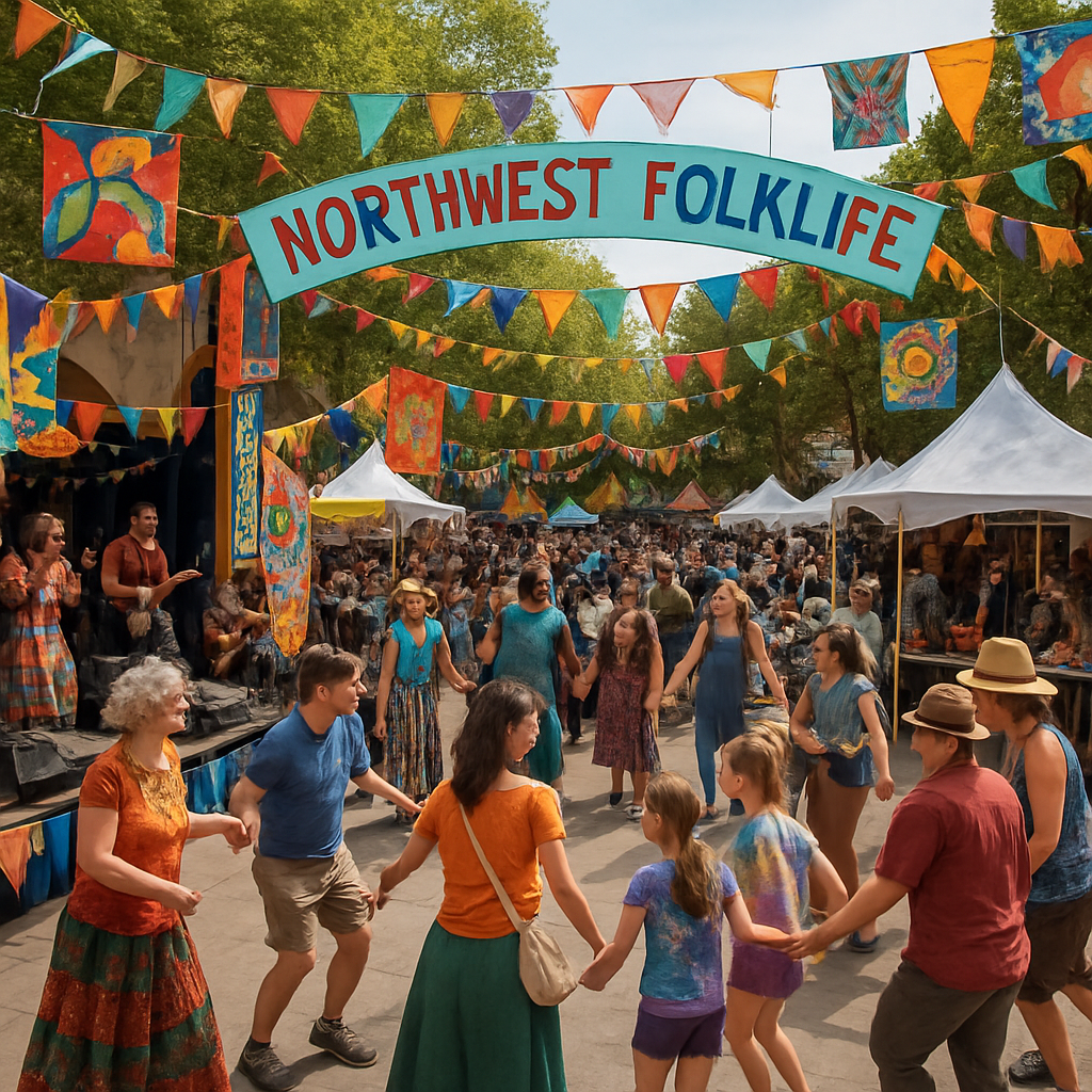 Northwest FolkLife Festival - Seattle, USA Paint By Numbers Art