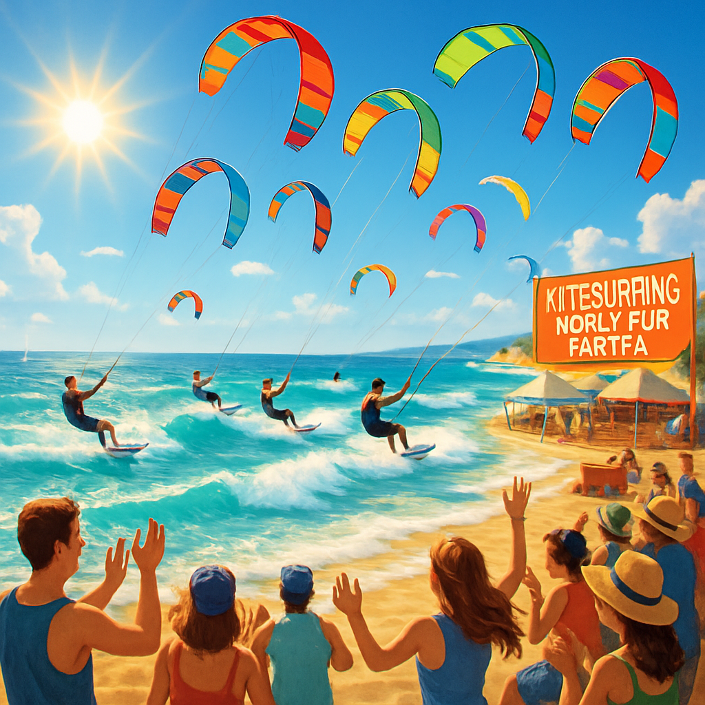 Kitesurfing World Cup - Tarifa, Spain Paint By Numbers Art