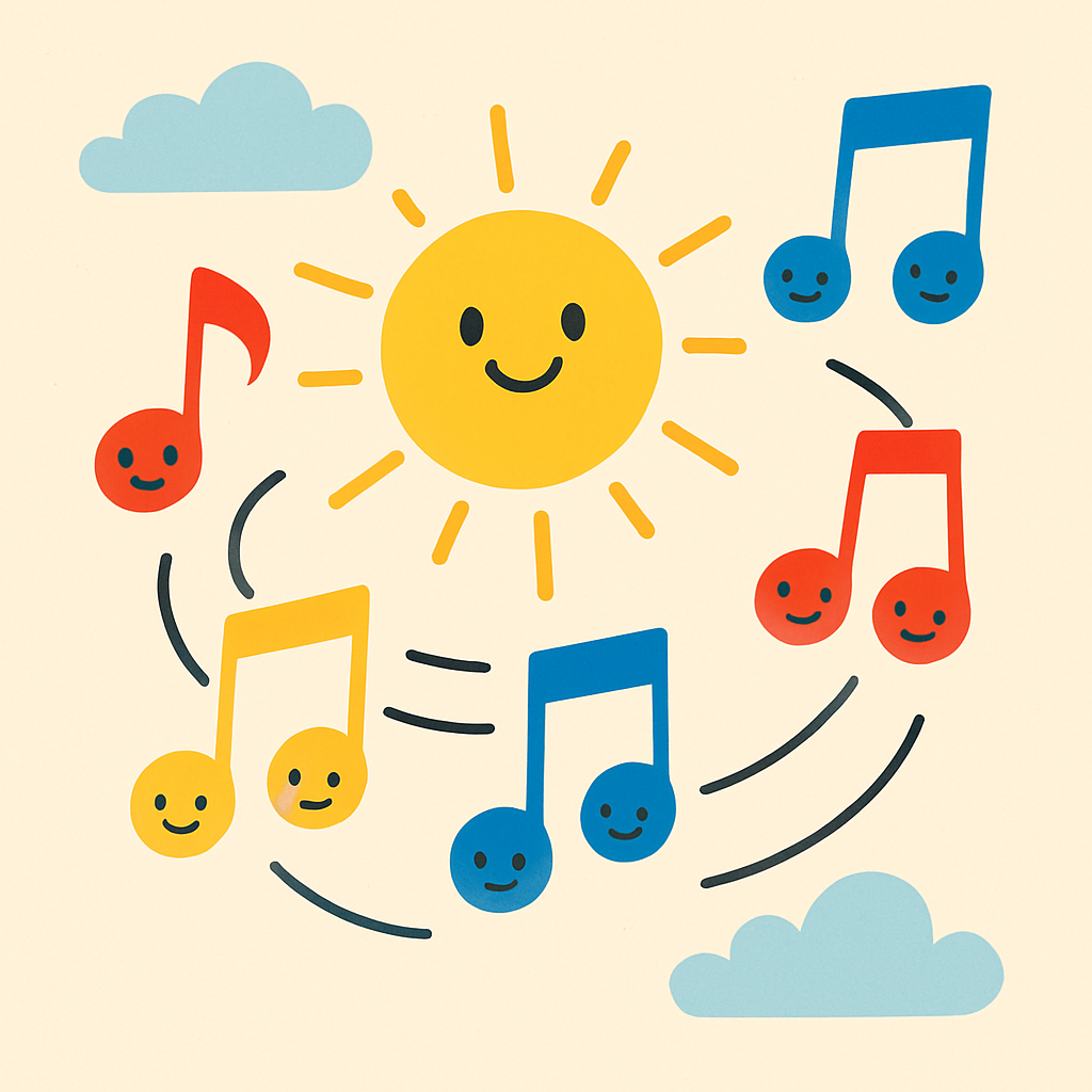 Merry Music Notes Paint By Numbers Kits