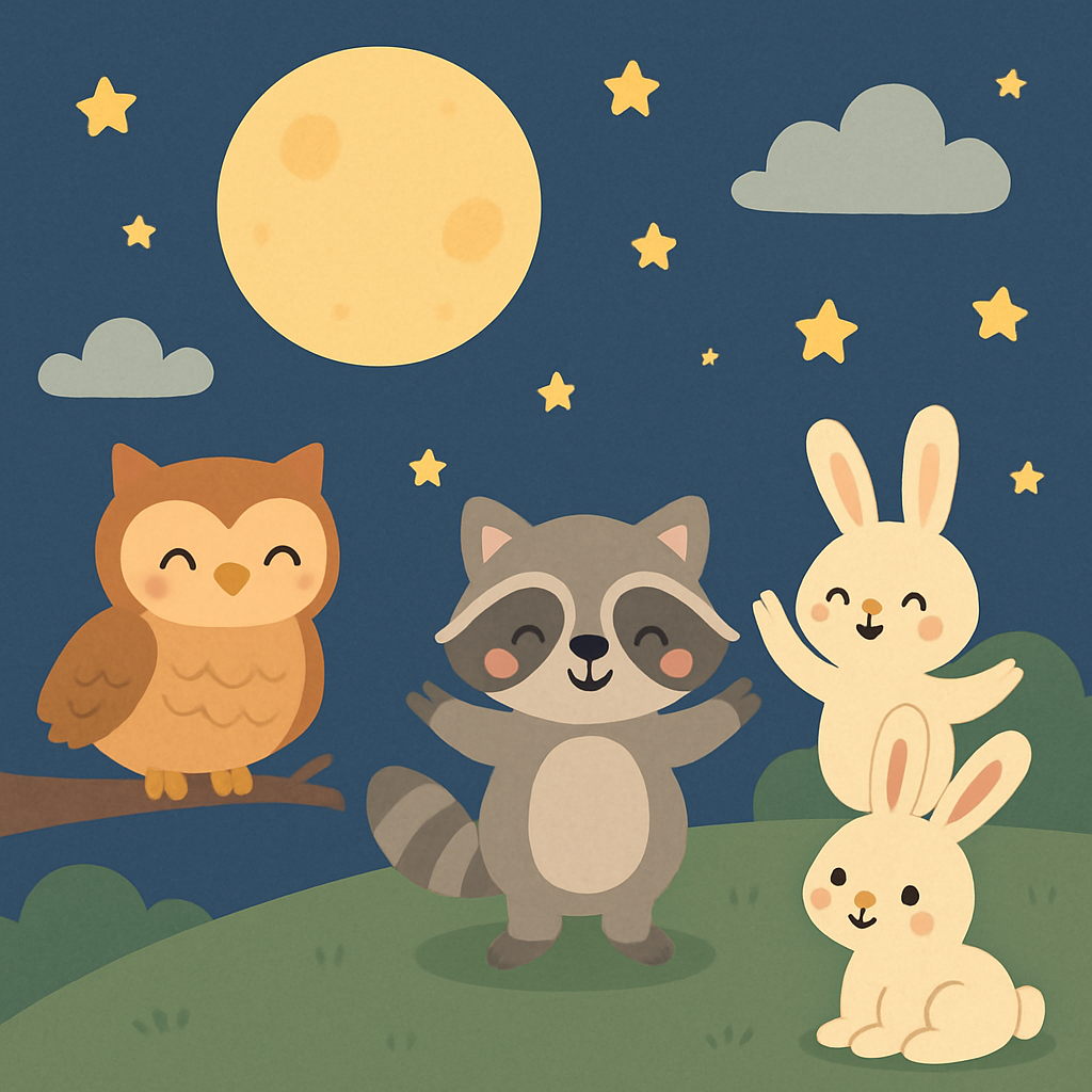 Cheery Moonlit Adventures Paint By Numbers Kits