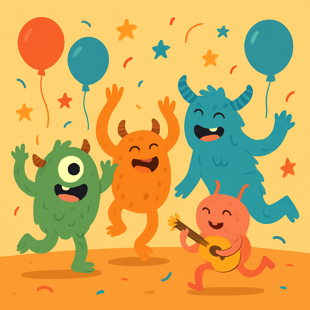 Charming Monster Friends Paint By Numbers Kits