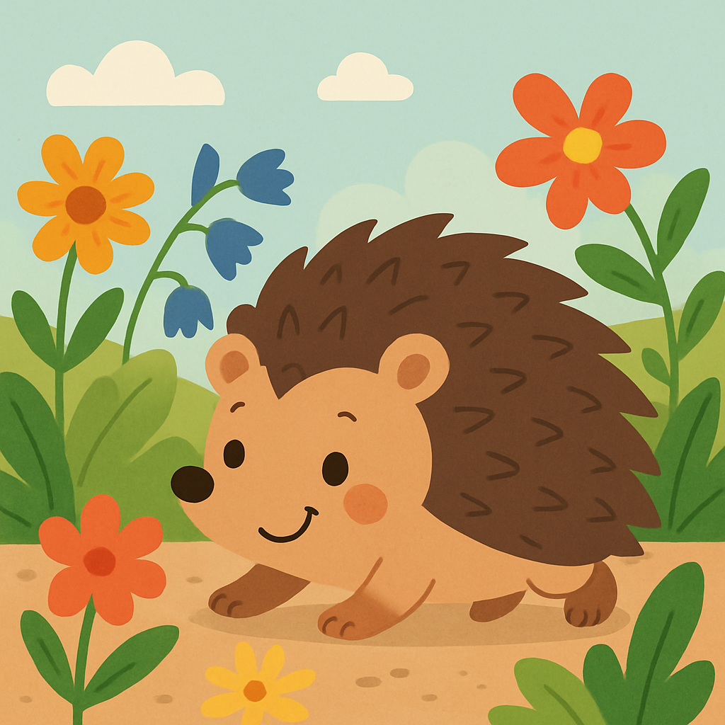 Cuddly Hedgehog Adventures Paint By Numbers Kits