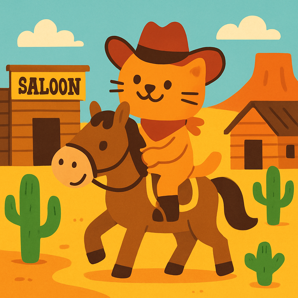 Friendly Wild West Animals Paint By Numbers Kits