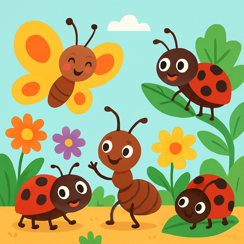 Friendly Insect Friends Paint By Numbers Kits