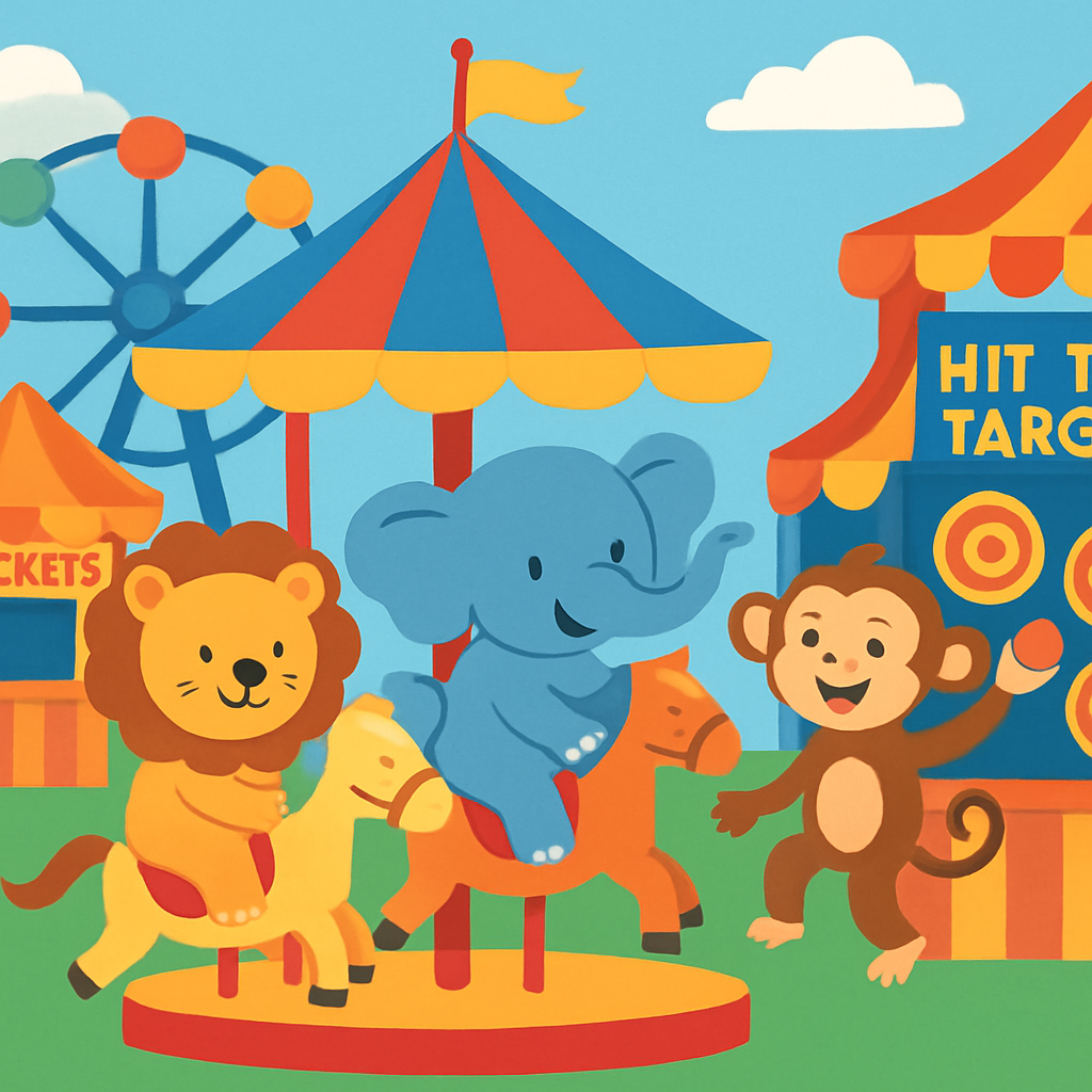 Giggles At The Fair Paint By Numbers Kits