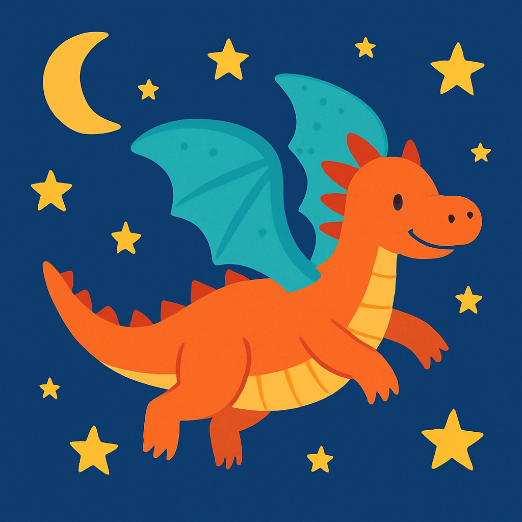 Magical Dragon's Tale Paint By Color