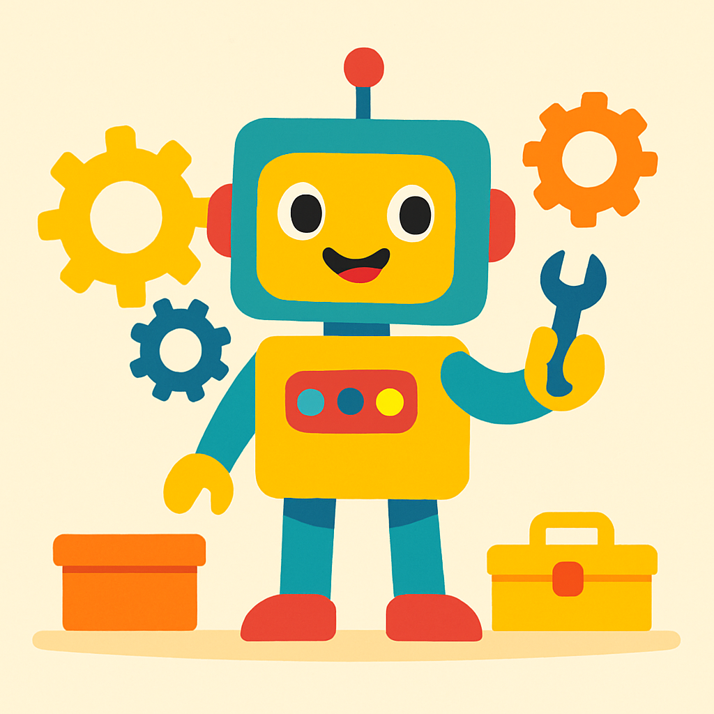 Robot Builder Painting Number Kit