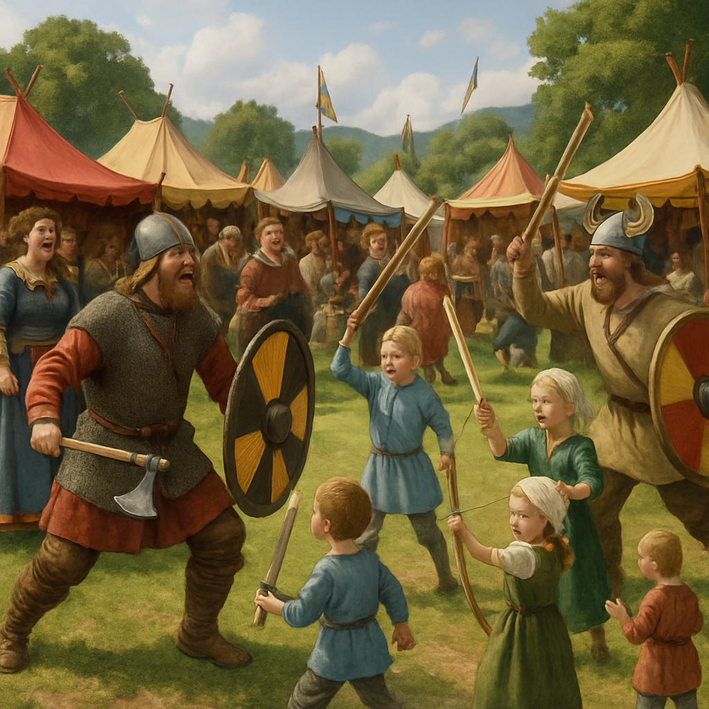 Viking Festival - Norway Paint By Color