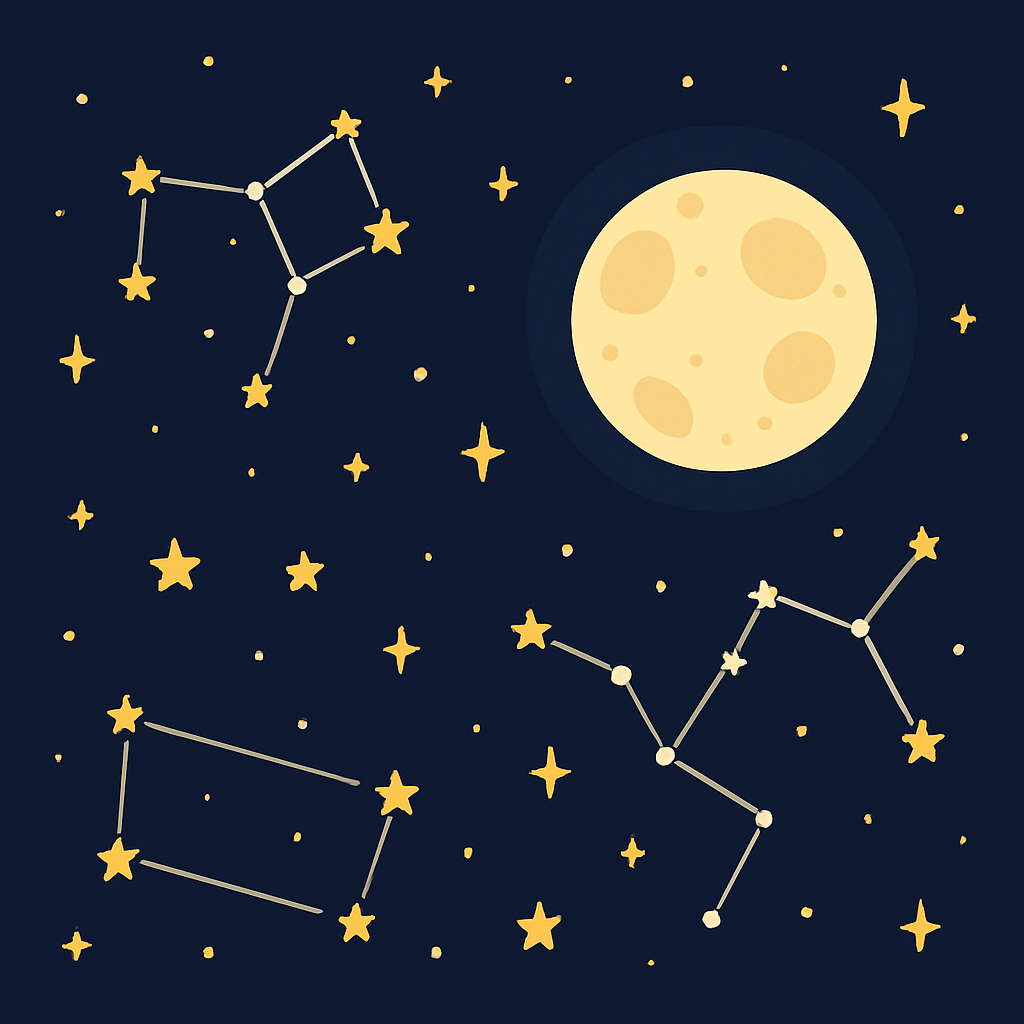 Mystery Of The Night Sky Number Painting