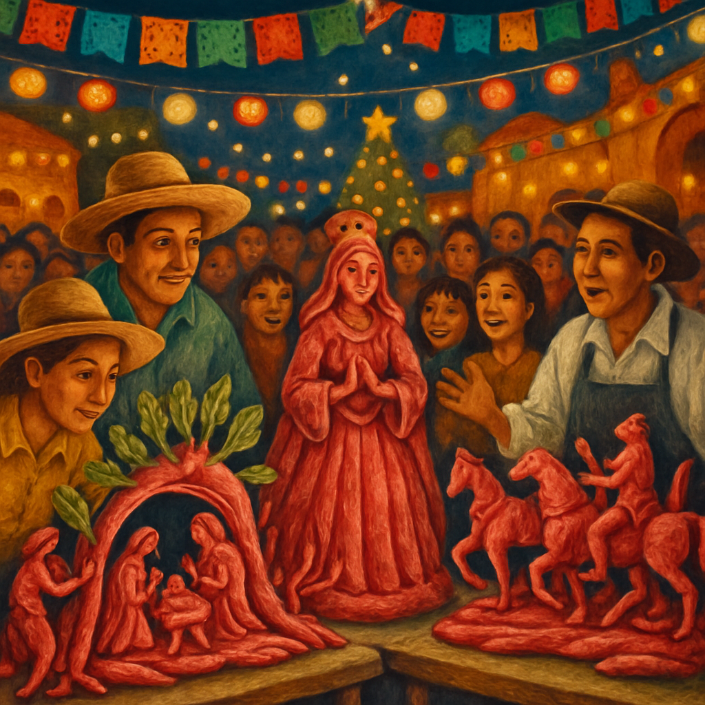 Night Of The Radishes Painting By Numbers Kit