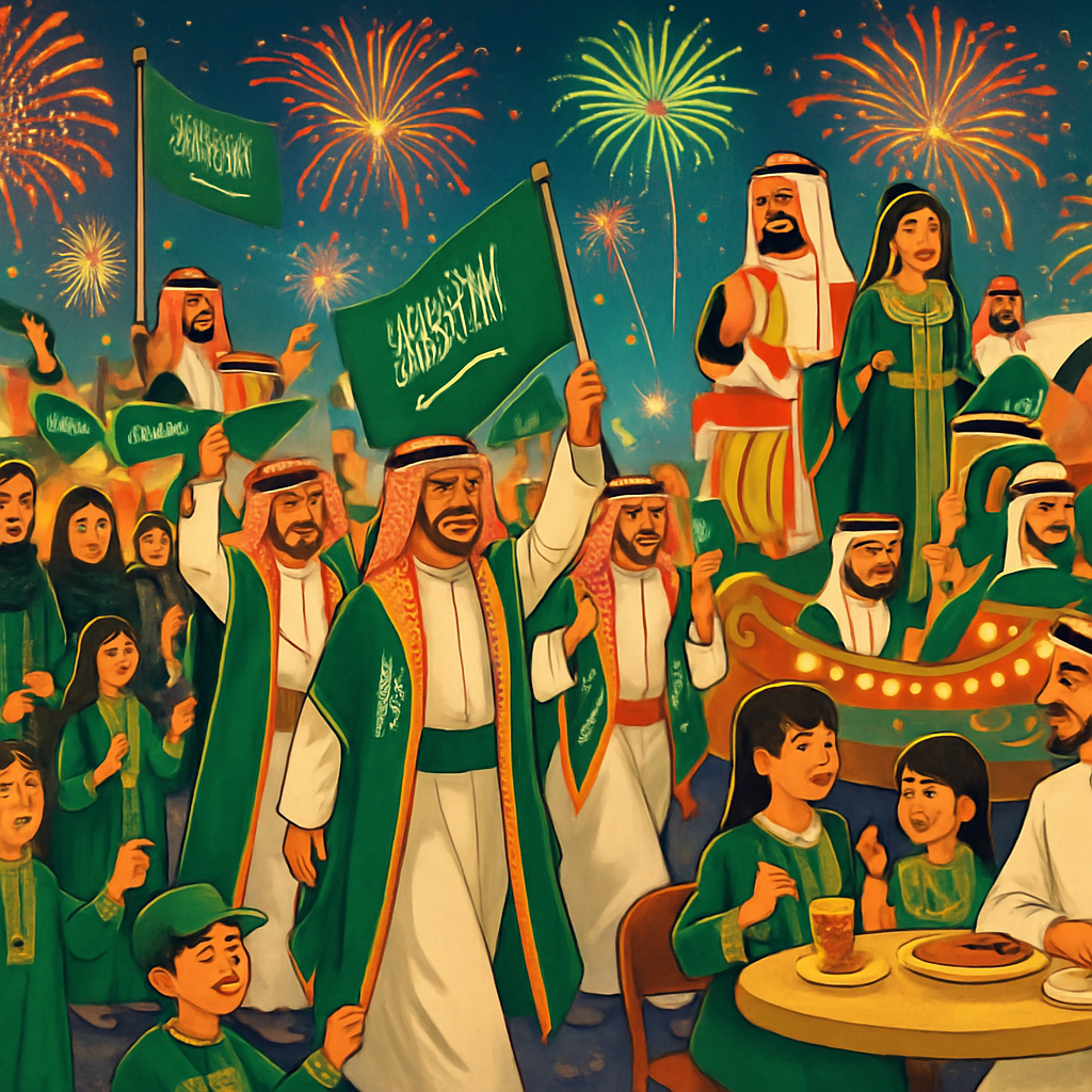 Kingdom Of Saudi Arabia National Day Paint By Numbers