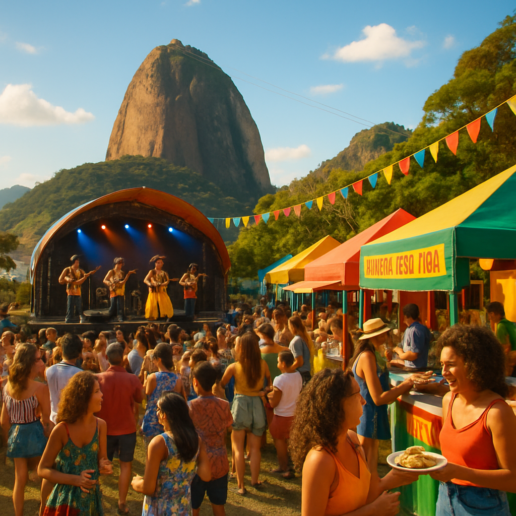 Sugarloaf Mountain Summer Festival Paint By Numbers