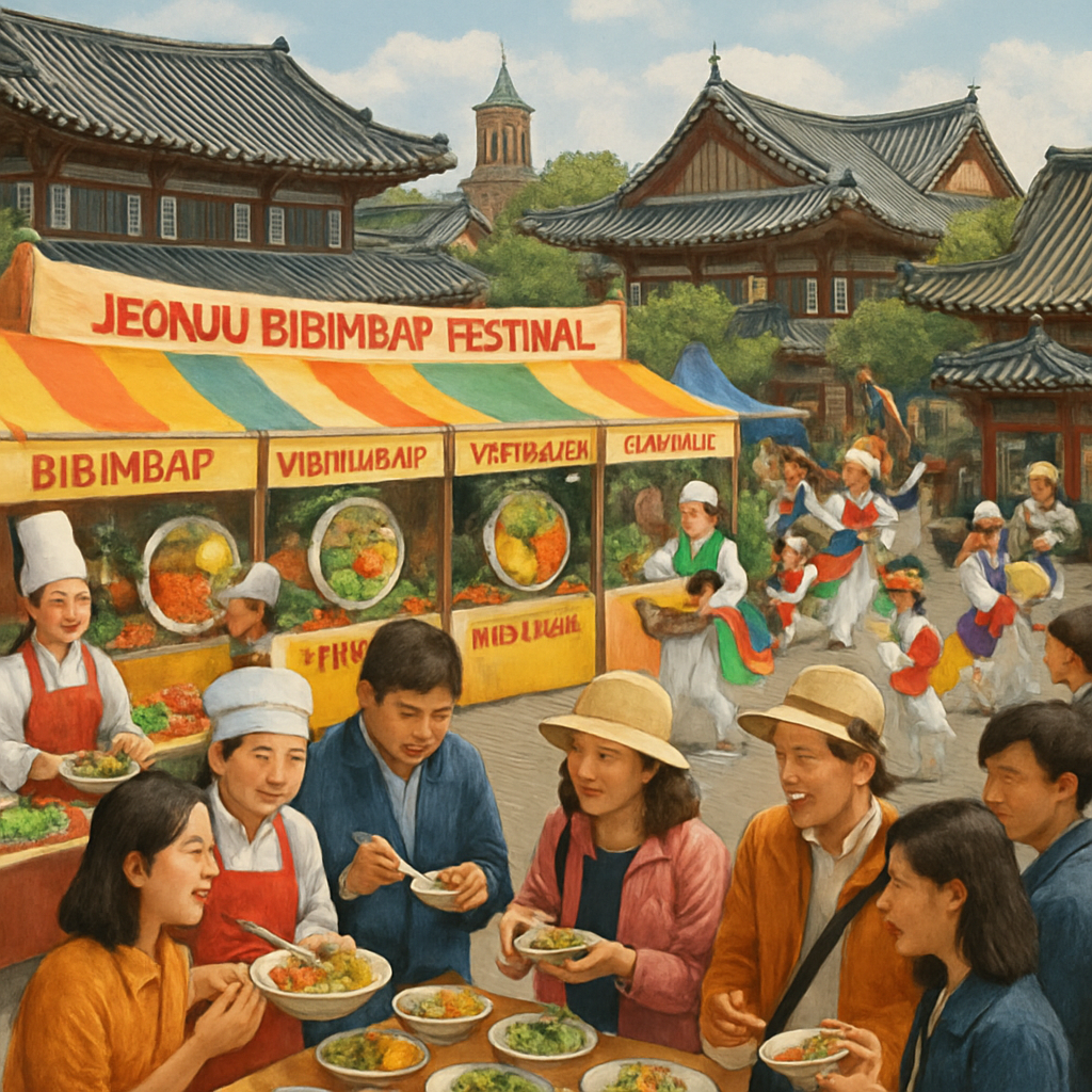 Jeonju Bibimbap Festival - Jeonju Number Painting