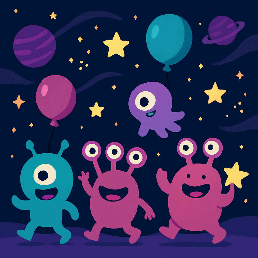 Galactic Starry Night Parade Painting by numbers kit
