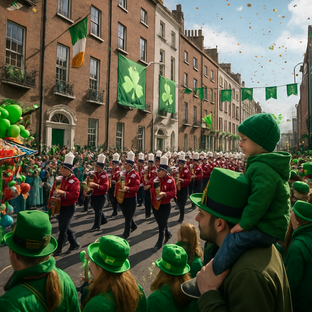 St Patricks Day Parade Dublin Numbered painting kits