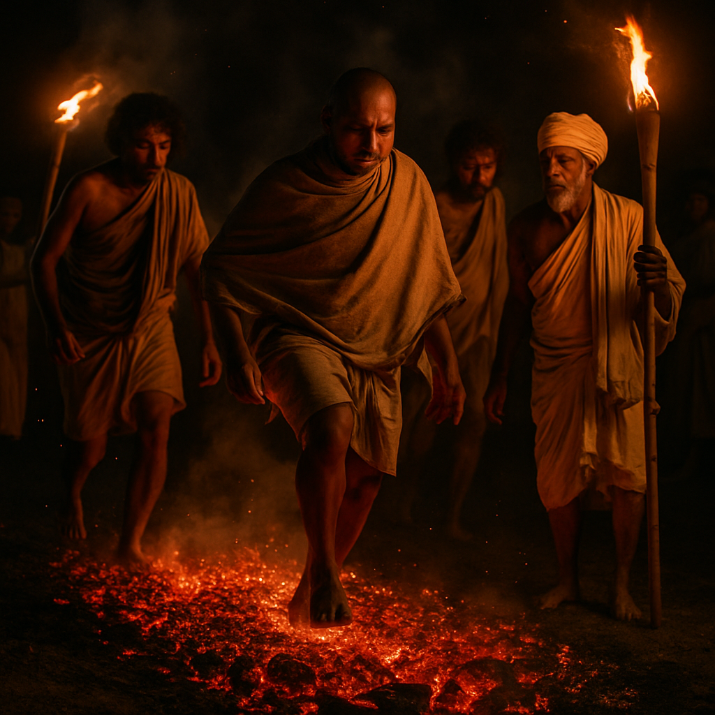 Naga Firewalking Ceremony Paint by numbers art