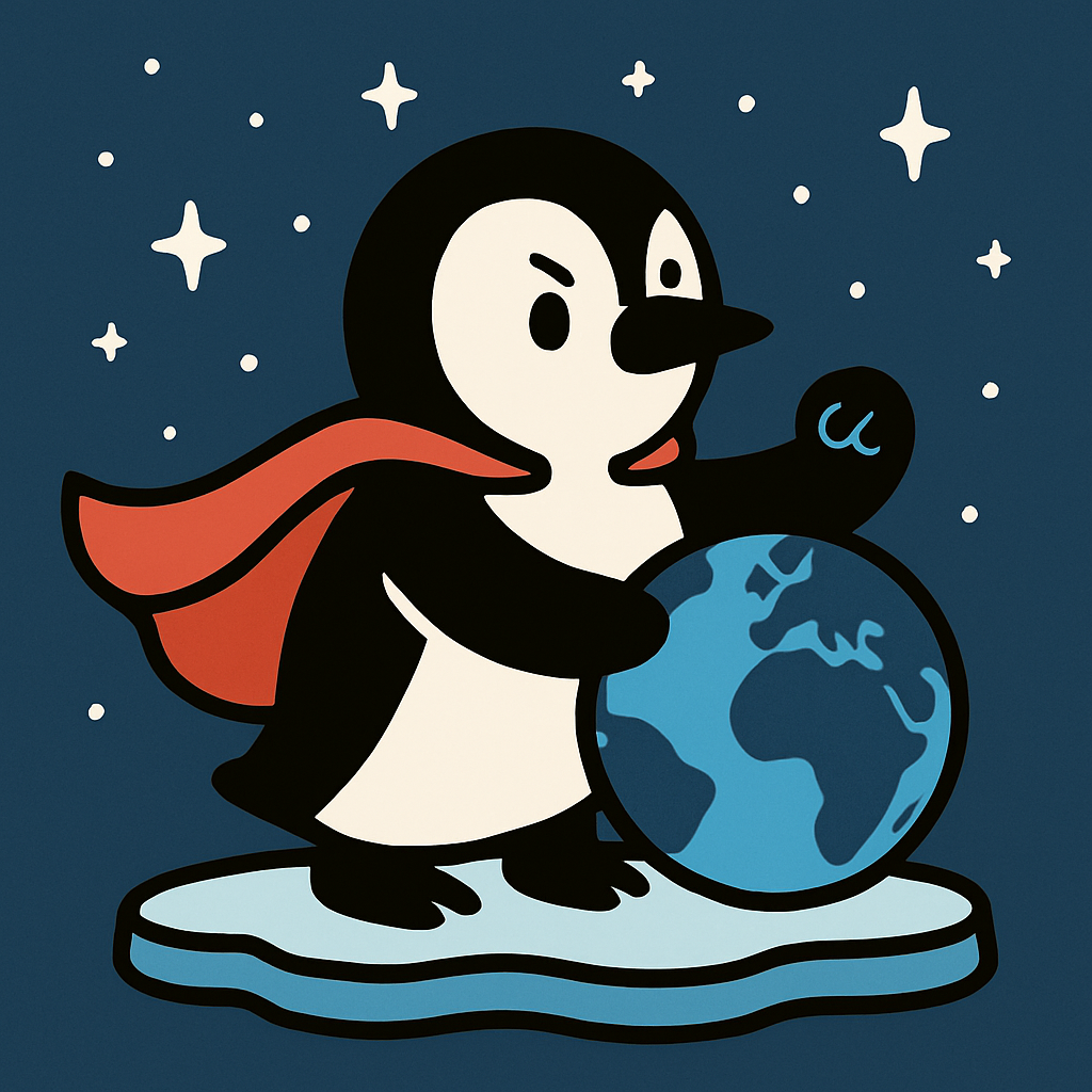 Planet Protector Penguin Paint by numbers kits