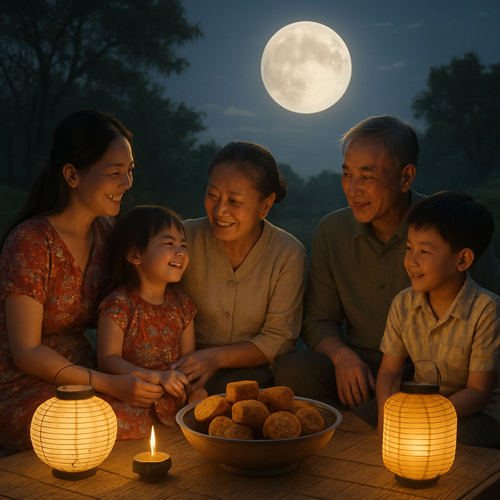 Harvest Moon Full Night In China paint by color