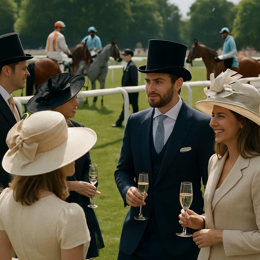 Royal Ascot Race Day Fashion Number painting